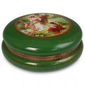 ANTIQUE VIENNA HAND PAINTED BO