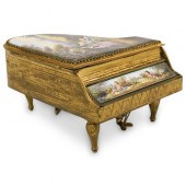 ANTIQUE VIENNESE BRONZE & ENAM