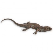 ANTIQUE VIENNESE BRONZE LIZARD