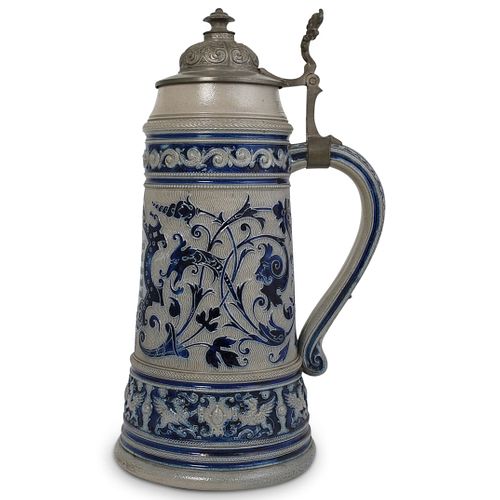 ANTIQUE VILLEROY AND BOCH SALT