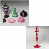 ANTIQUE & VINTAGE ART GLASS GR