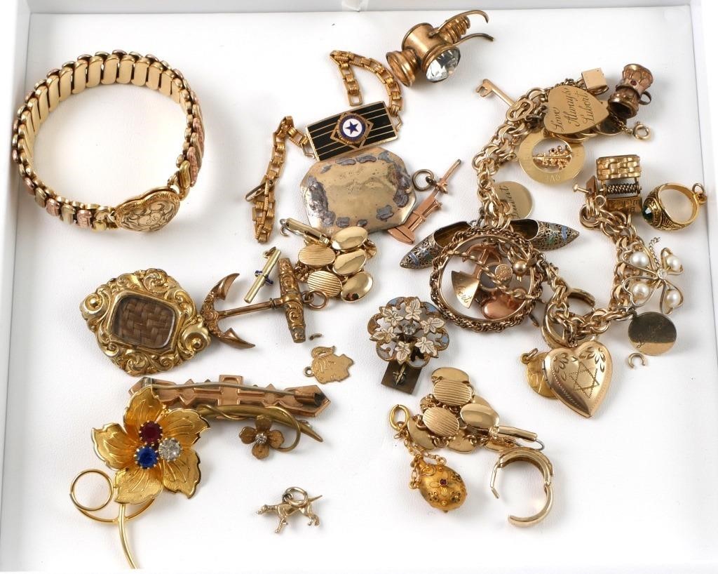 ANTIQUE & VINTAGE GOLD FILLED