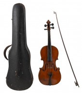 ANTIQUE VIOLIN LABELED FRANCOI