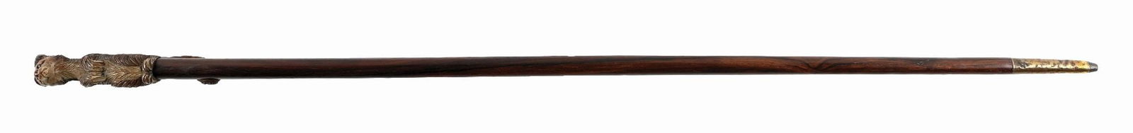 ANTIQUE WALKING STICK CANE WITH