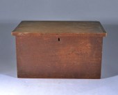 ANTIQUE WALNUT DOCUMENT BOXwal