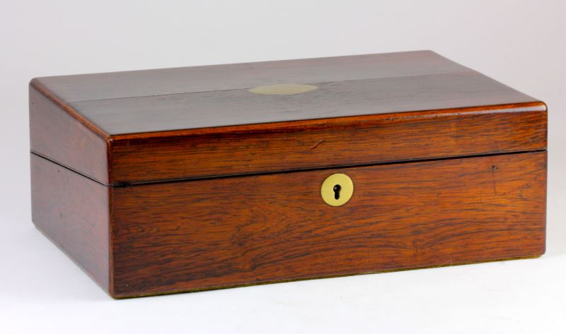 Antique Walnut Lap Deskcirca 1850