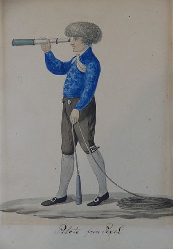 ANTIQUE WATERCOLOR PEXEL CAPTAIN