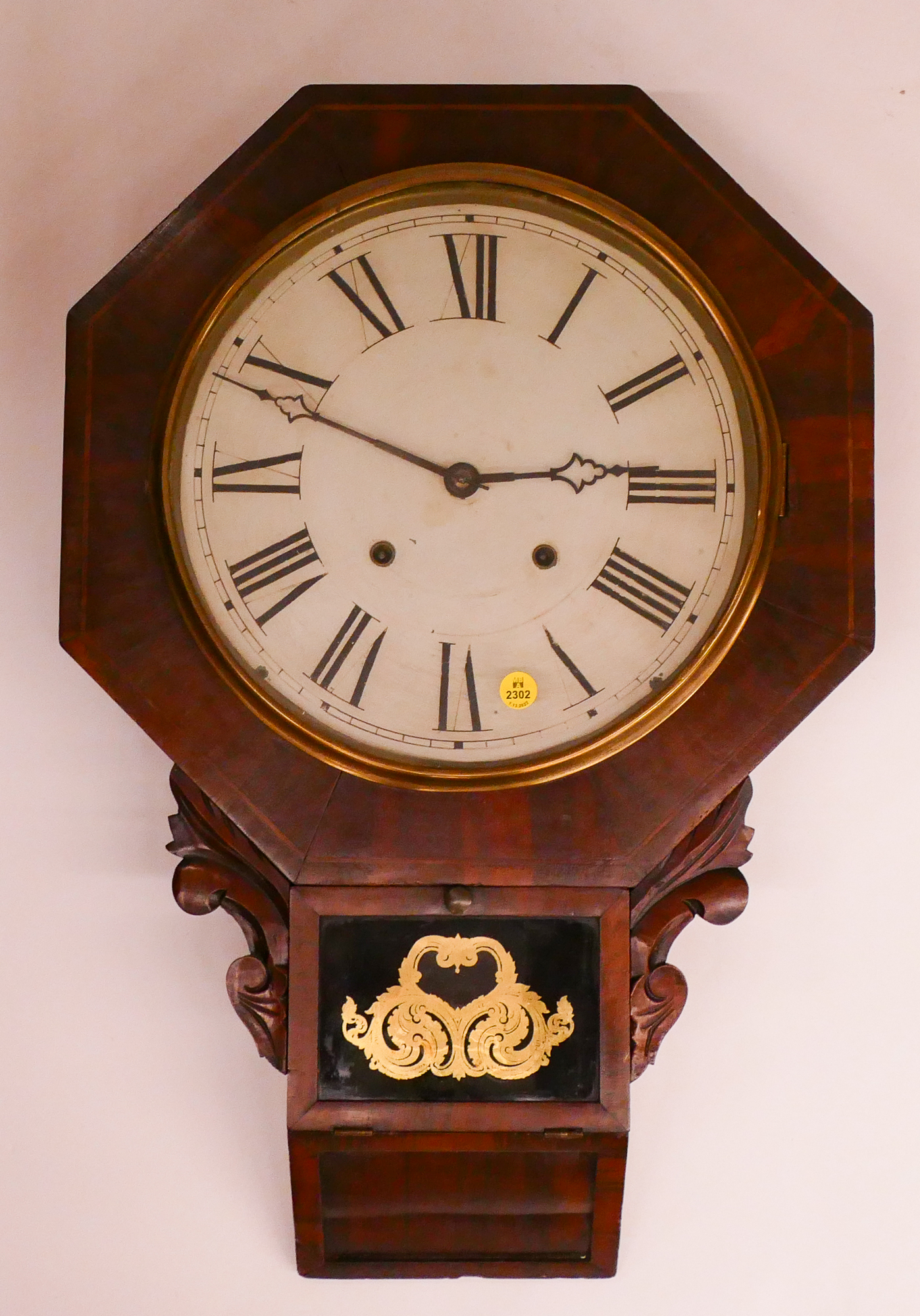 Antique Welch 8 Day Mahogany