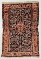ANTIQUE WEST PERSIAN KURD RUG,