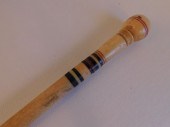 ANTIQUE WHALE BONE CANE19th ce