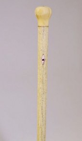 ANTIQUE WHALE IVORY KNOB HANDL