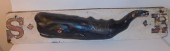 ANTIQUE WHALE TRADE SIGN / PLA