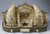 ANTIQUE WHALEBONE, BALEEN AND