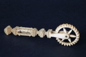 ANTIQUE WHALEBONE CARVED PIE C