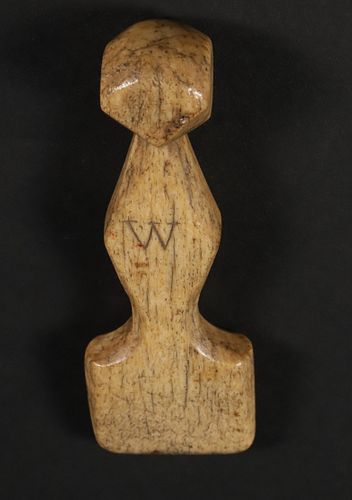ANTIQUE WHALEBONE SEAM RUB, CIRCA