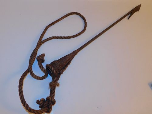 ANTIQUE WHALING HARPOONAntique iron