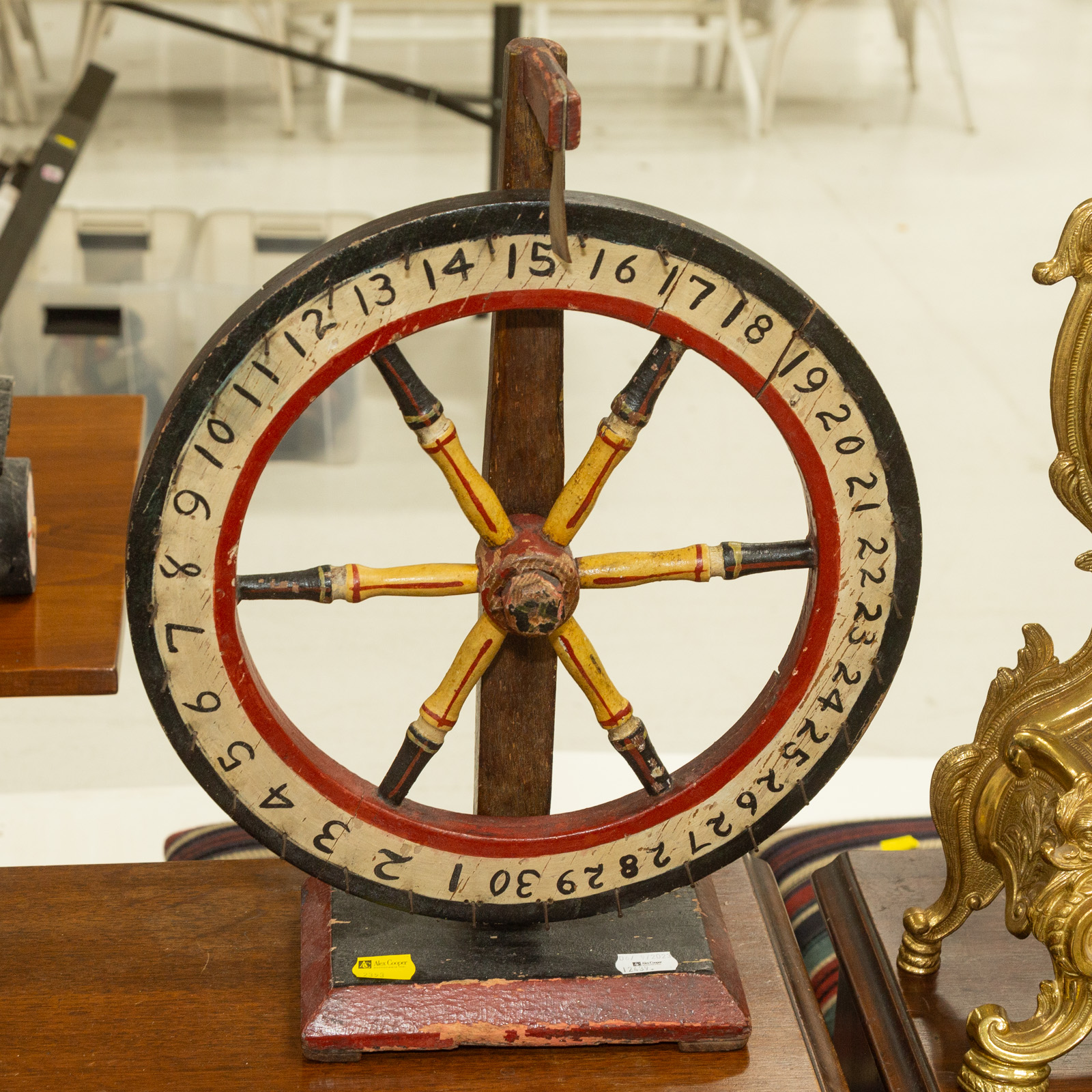 ANTIQUE WHEEL OF FORTUNE 1st