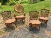 Antique wicker, including: a l
