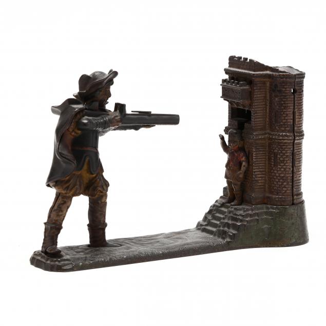 ANTIQUE WILLIAM TELL CAST IRON