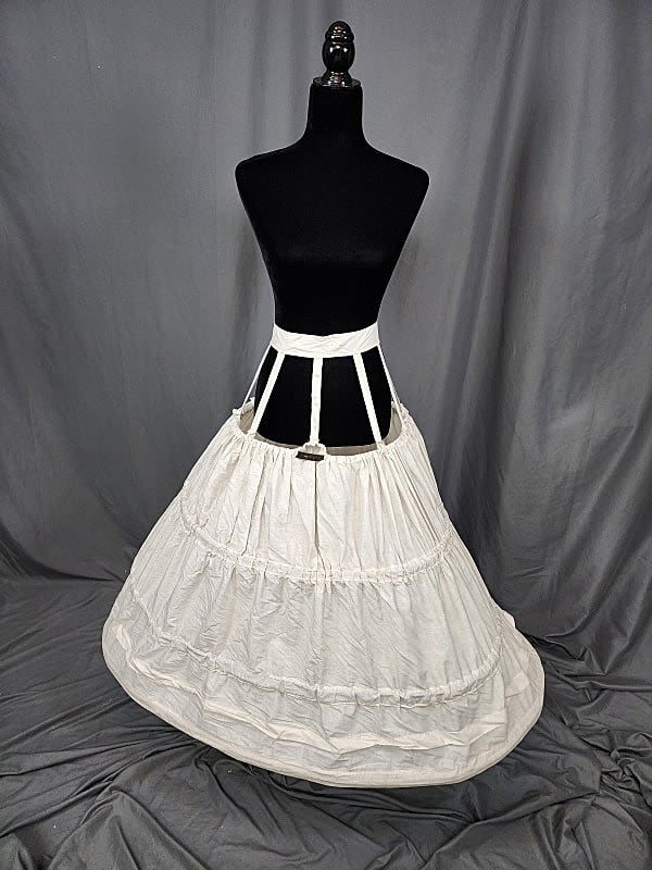 Antique Wire Framed Hoop Skirt - B.