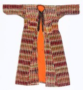 ANTIQUE WOMAN'S SILK IKAT DRES