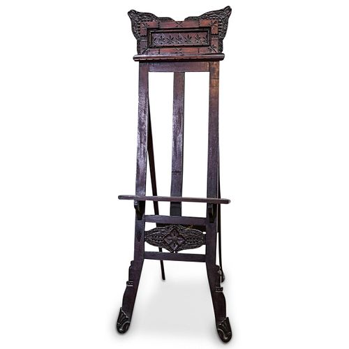ANTIQUE WOOD CARVED