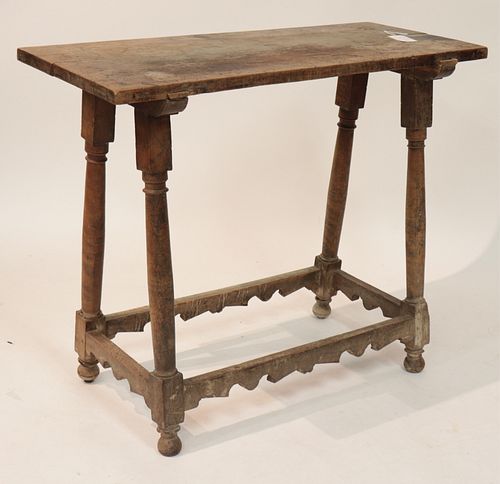 ANTIQUE WOOD CONSOLE OR WORK