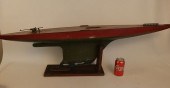ANTIQUE WOOD SLOOP MODELAntiqu
