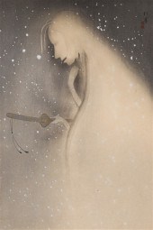 Antique woodblock, early 20th