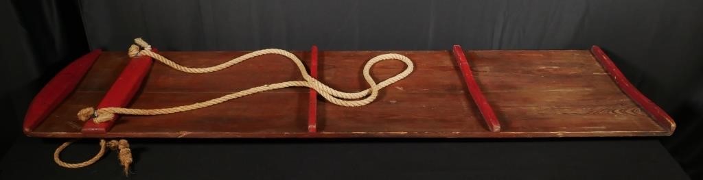 ANTIQUE WOODEN AQUAPLANE BOARDEarly