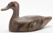 ANTIQUE WOODEN DECOY MALLARD D