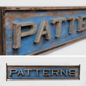 ANTIQUE WOODEN PATTERNS DOUBLE