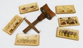 ANTIQUE WOODEN STEREOSCOPE SLI