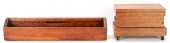 ANTIQUE WOODEN TOOL CADDY AND