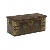 ANTIQUE ZANZIBAR BRASS OVERLAI