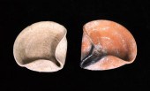 ANTIQUITY: TWO JUDEAN OIL LAMP