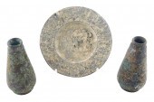 ANTIQUITY: TWO METAL VESSELS,