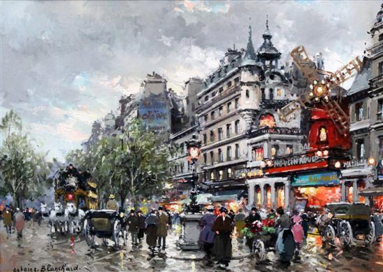Antoine Blanchard (1910-1988) oil