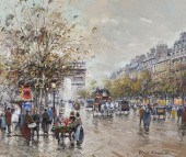 ANTOINE BLANCHARD, OIL/CANVAS,