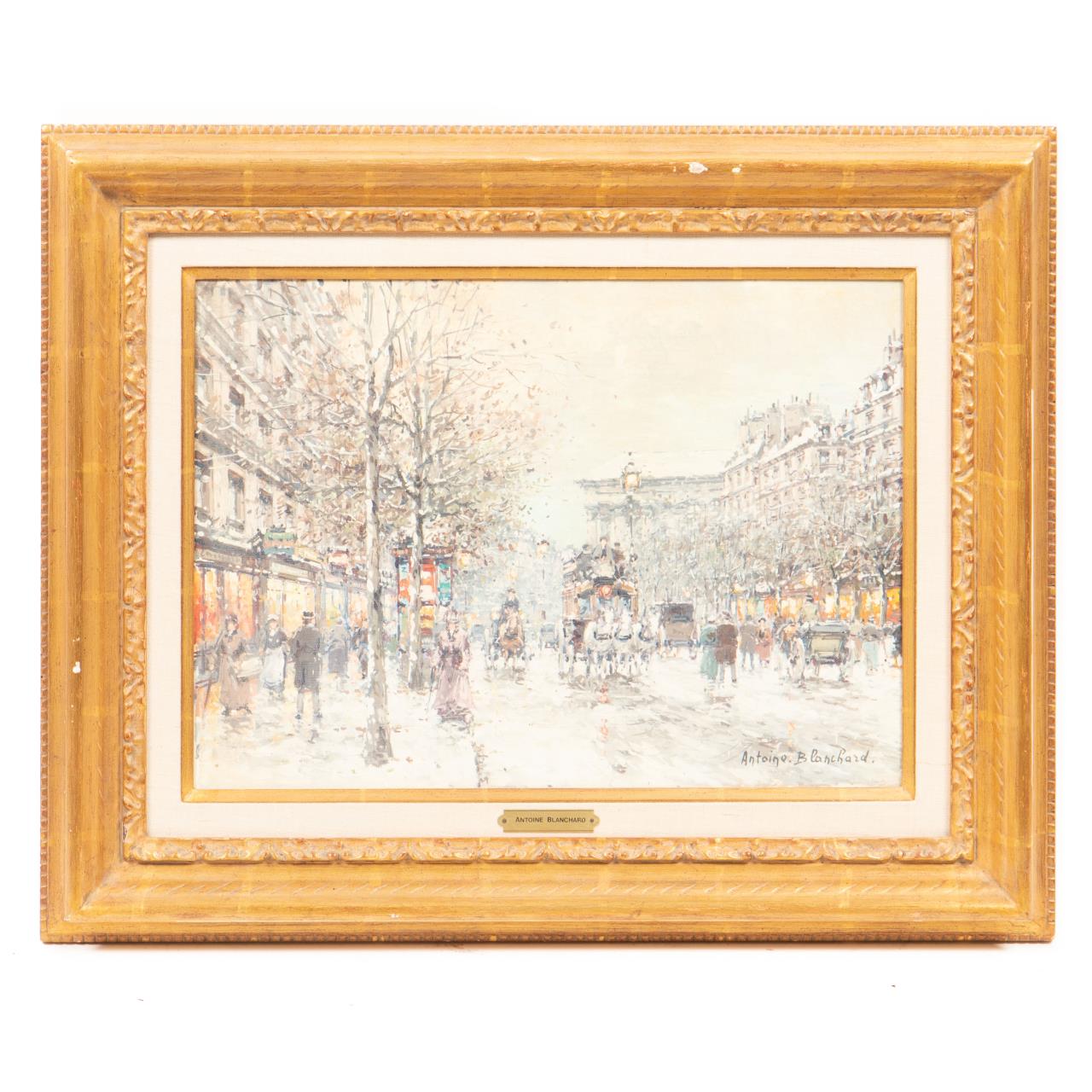 ANTOINE BLANCHARD, PARIS STREET,