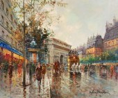 ANTOINE BLANCHARD SIGNED PAINT