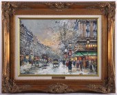 ANTOINE BLANCHARD WINTER SCENE
