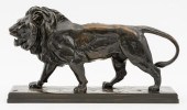 ANTOINE-LOUIS BARYE LION BRONZ
