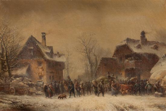 Anton Doll German 1826-1887 Busy