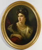 ANTON EBERT, PORTRAIT OF LADY