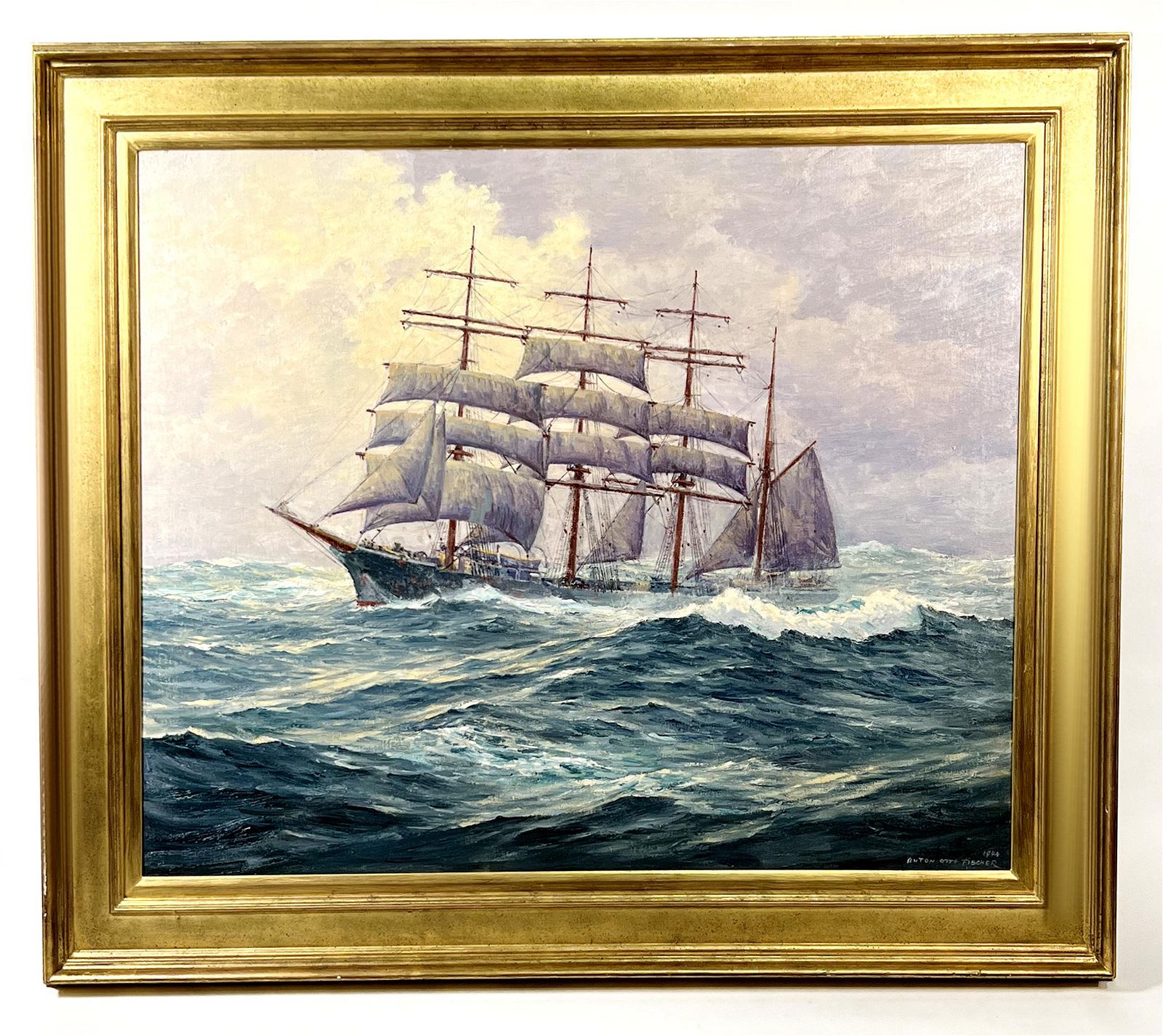 ANTON OTTO FISCHER, SHIP IN HIGH