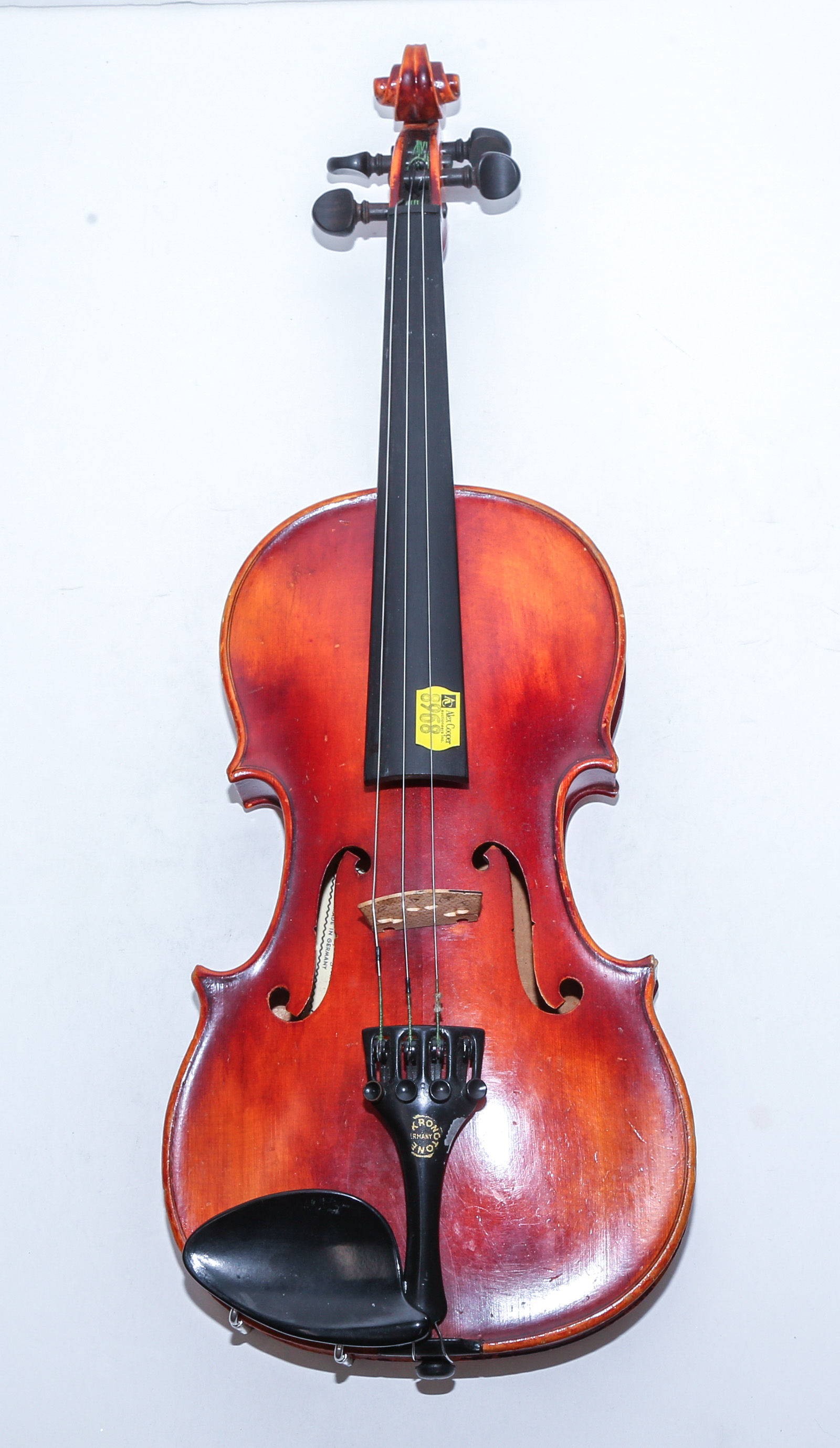 ANTON SCHROETTER VIOLIN WITH BOWS &