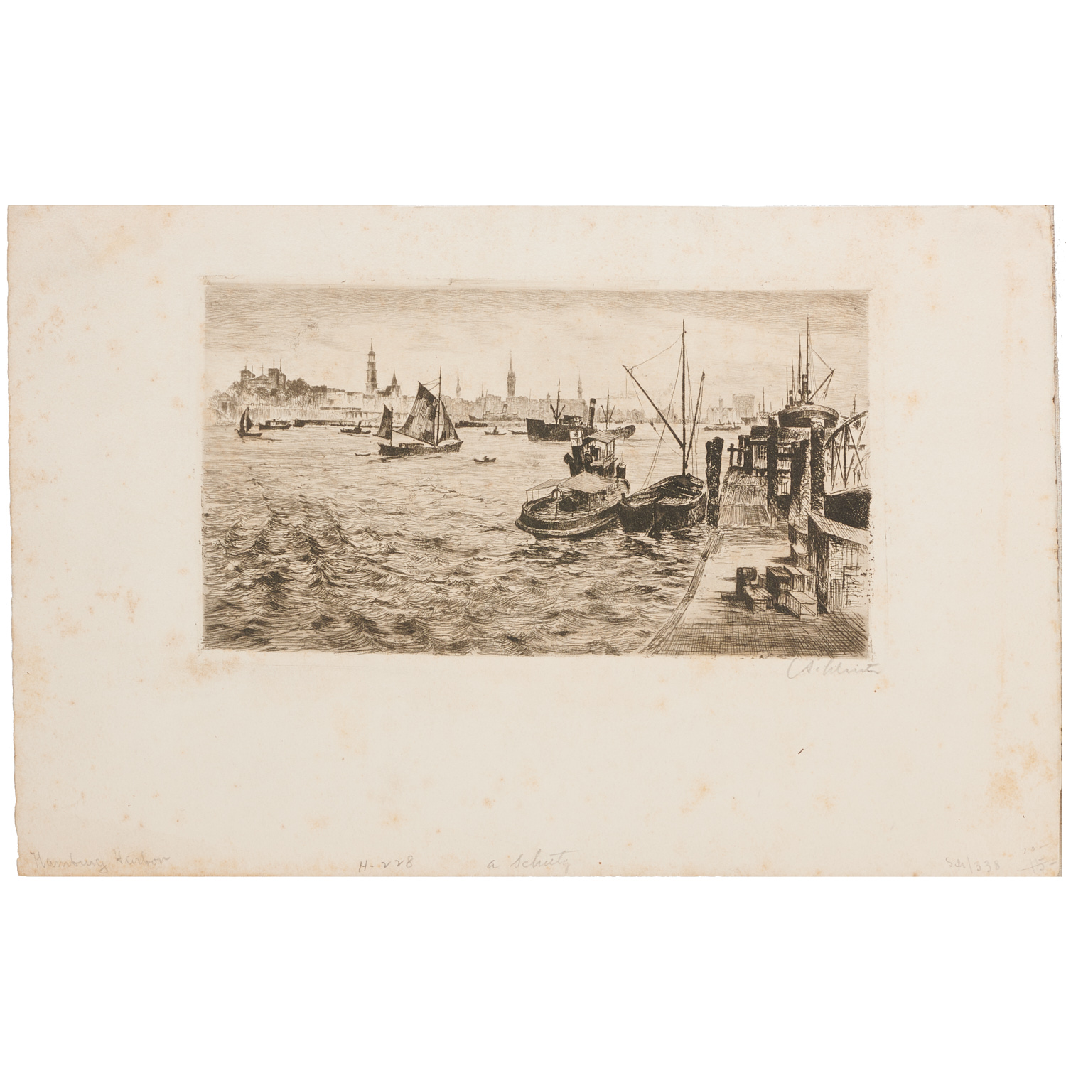 ANTON SCHUTZ, ETCHING Anton