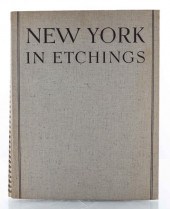 ANTON SCHUTZ "NEW YORK IN ETCH