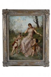 ANTON TESLER: "SPRING"oil on p